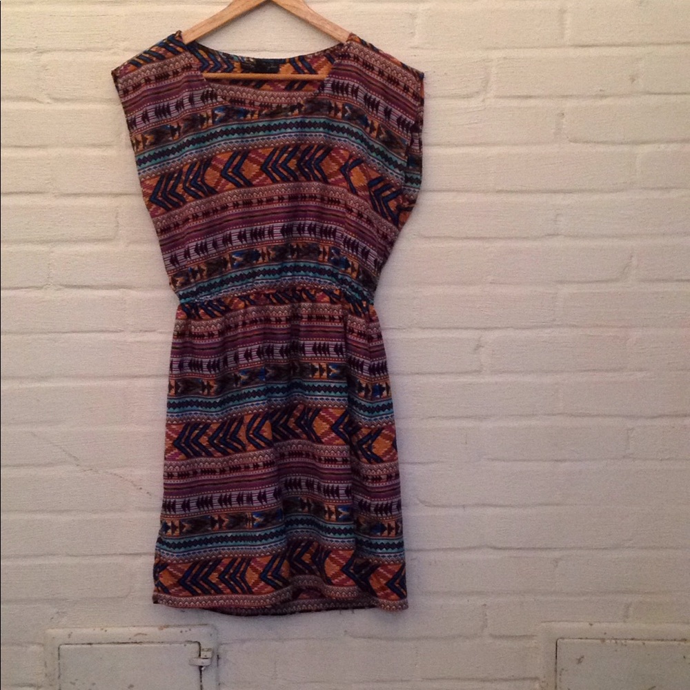 Aztec print dress